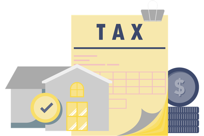 Home Tax Payments  Illustration