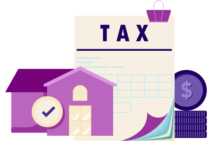 Home Tax Payments  Illustration