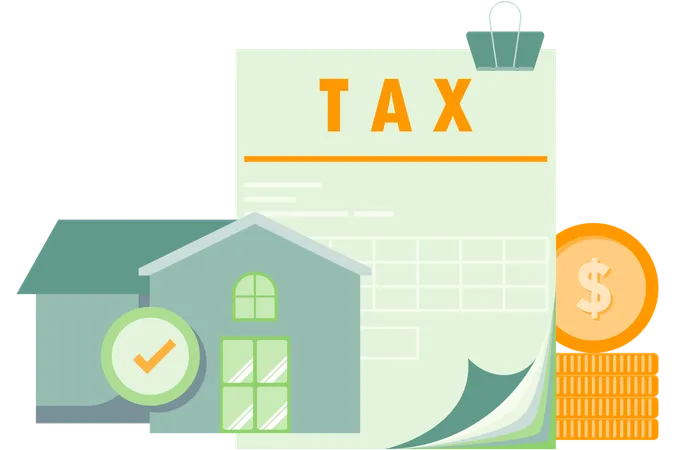 Home Tax Payments  Illustration