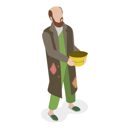 Homeless People  Illustration