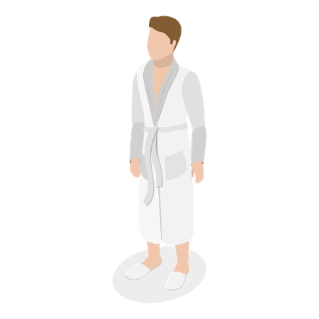 Homem de túnica  Ilustração