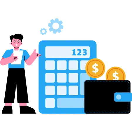 Gestão financeira  Ilustração