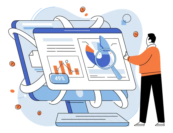 Pesquisa e desenvolvimento impulsionam inovação no mercado  Illustration