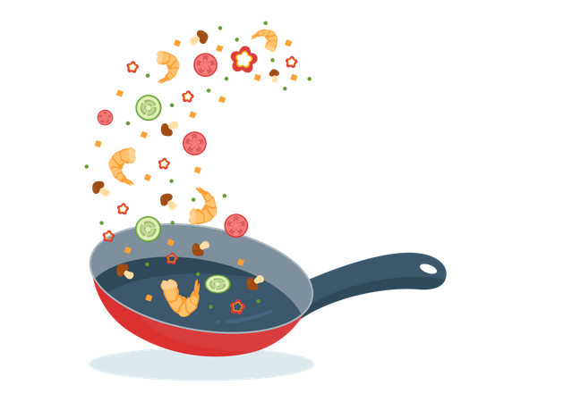 Homemade Food  Illustration