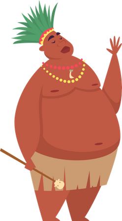 Homme africain  Illustration