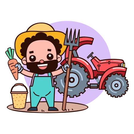 Agriculteur  Illustration