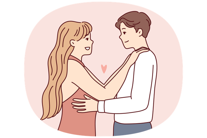 Un homme aime sa femme  Illustration