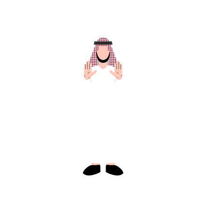 Homme arabe  Illustration