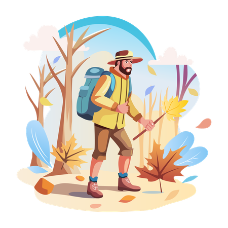 Aventurier masculin  Illustration