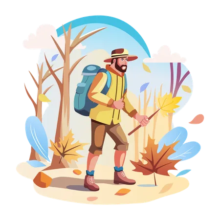 Aventurier masculin  Illustration