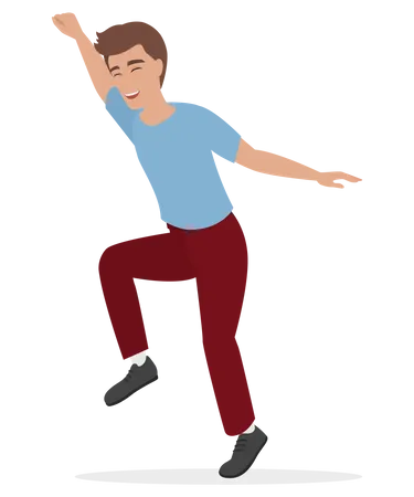 Homme qui danse  Illustration