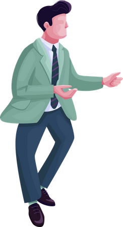 Homme dansant  Illustration