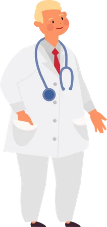 Homme médecin  Illustration