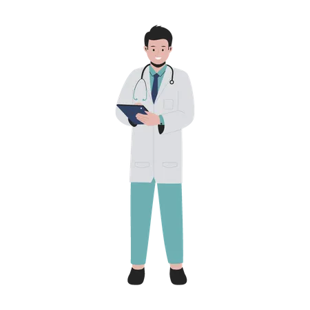 Homme médecin  Illustration