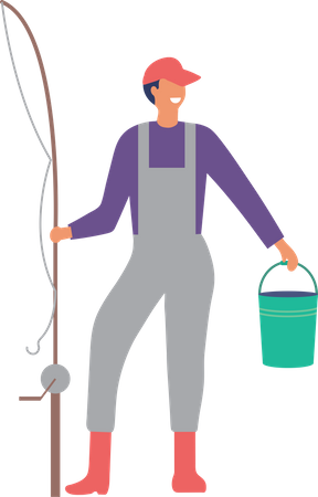 Homme poisson  Illustration