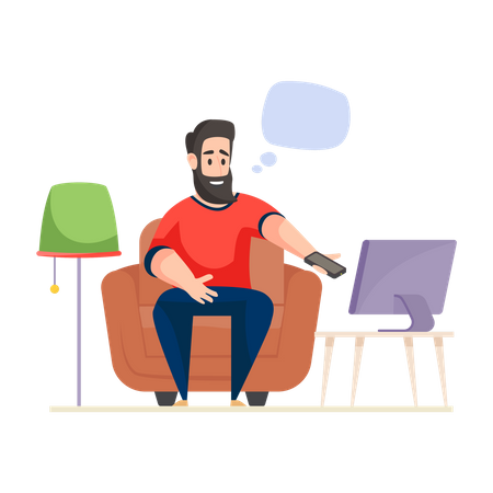 Homme sans emploi  Illustration