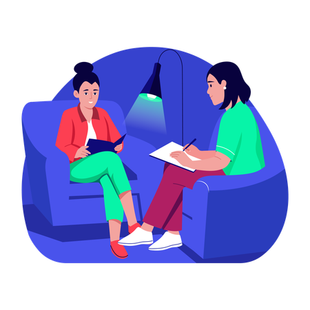 Gens d'affaires discutant  Illustration