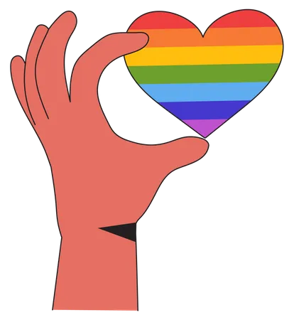 Homosexual rights celebration  Illustration