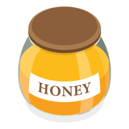 Honey bottle  Illustration