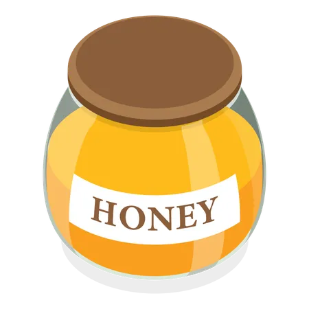 Honey bottle  Illustration