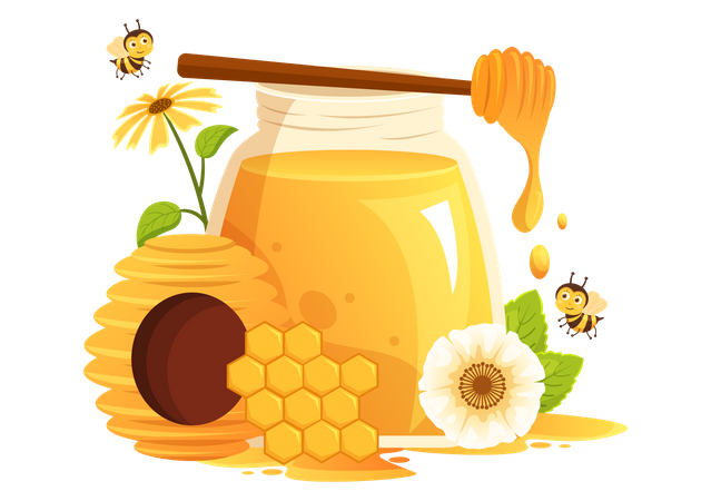 Honey pot  Ilustración