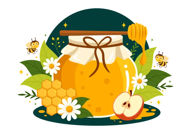 Honey Shop  Illustration