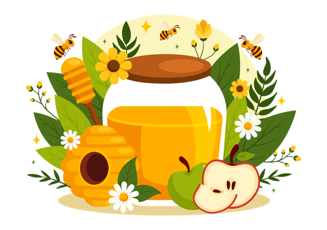 Honey Shop  Illustration