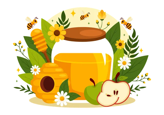 Honey Shop  Illustration