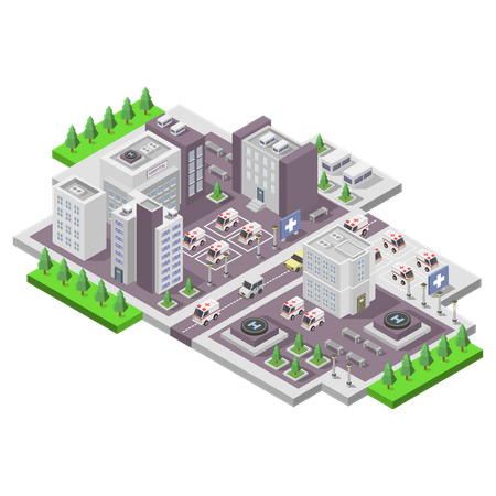 Hôpital  Illustration