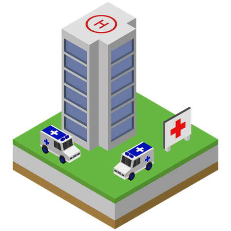 Hôpital  Illustration