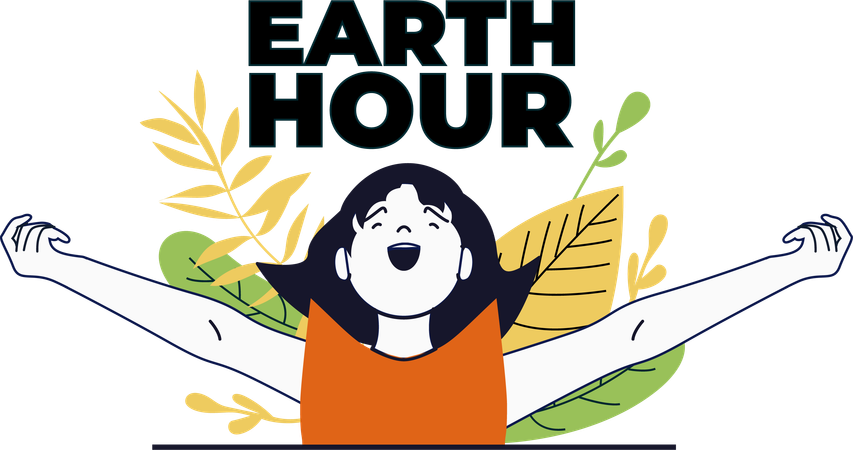 Hora da Terra  Ilustração