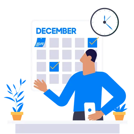 Calendrier  Illustration