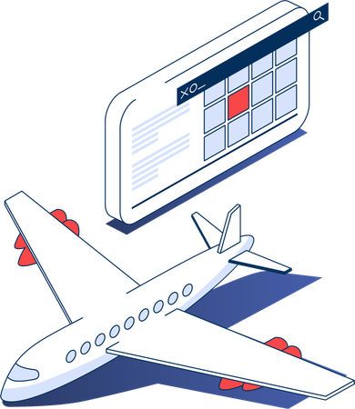 Horaire de vol  Illustration