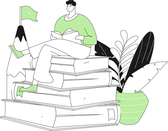 Horario de estudio  Ilustración