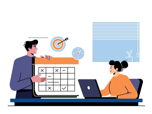 Horario comercial  Illustration