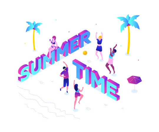 Hora de verano  Ilustración