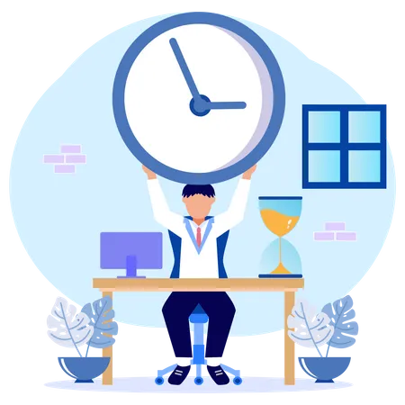 Horas Laborales  Illustration