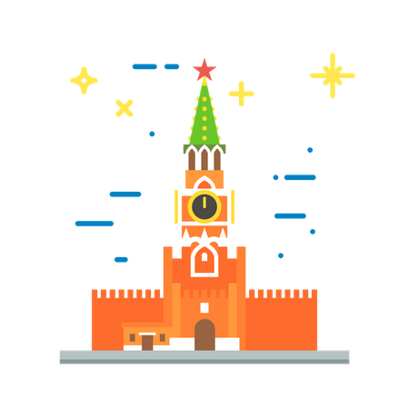 Horloge du Kremlin  Illustration