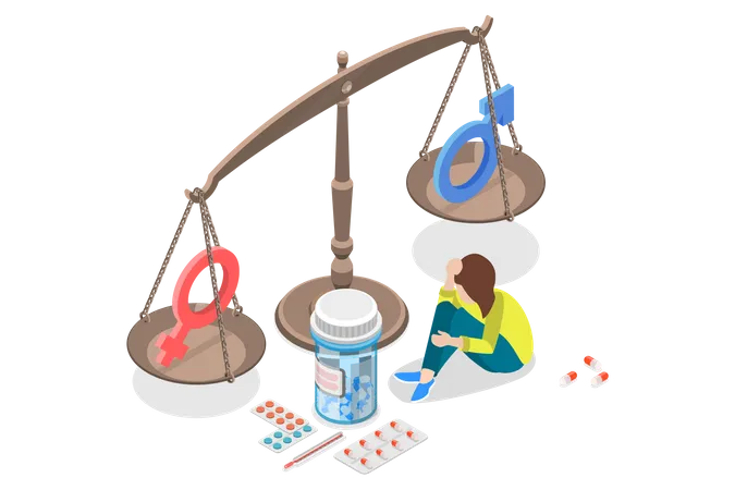 Hormone Imbalance  Illustration