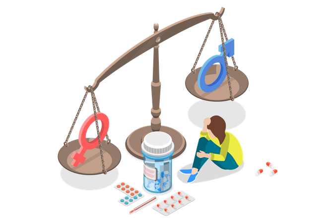 Hormone Imbalance  Illustration