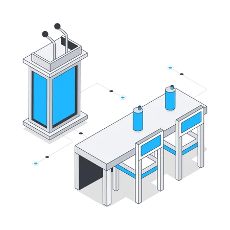 Hörsaal  Illustration