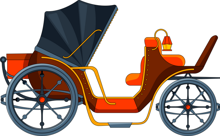Horse Carriage Illustration