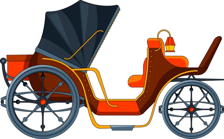 Horse Carriage  Illustration