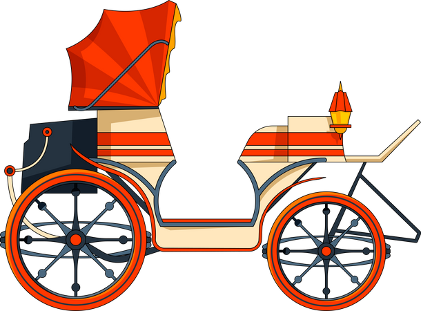 Horse Carriage  Illustration