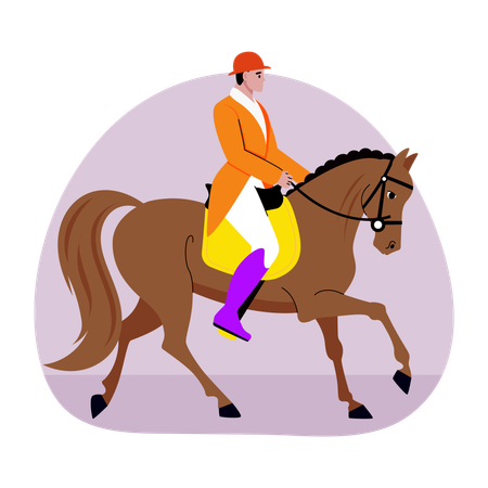 Horse ride  Illustration