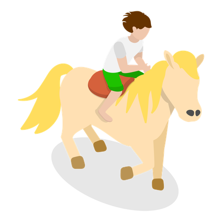 Horse Ridering  Illustration