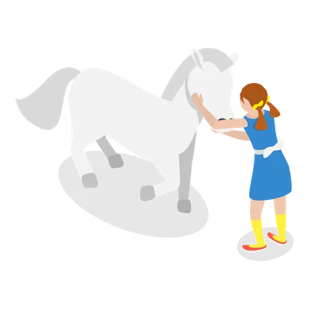 Horse Riding  Illustration