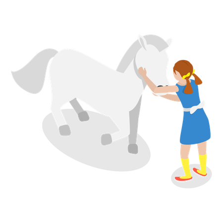 Horse Riding  Illustration