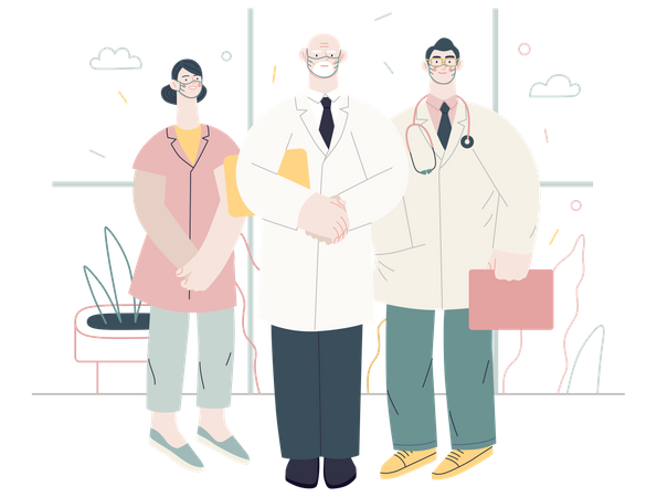 Hospital administrators  Illustration