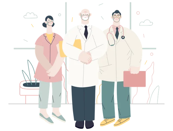 Hospital administrators  Illustration